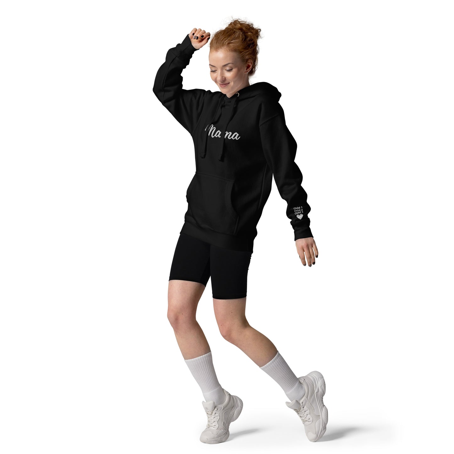 Custom Embroidered Mama Hoodie for 3 Children