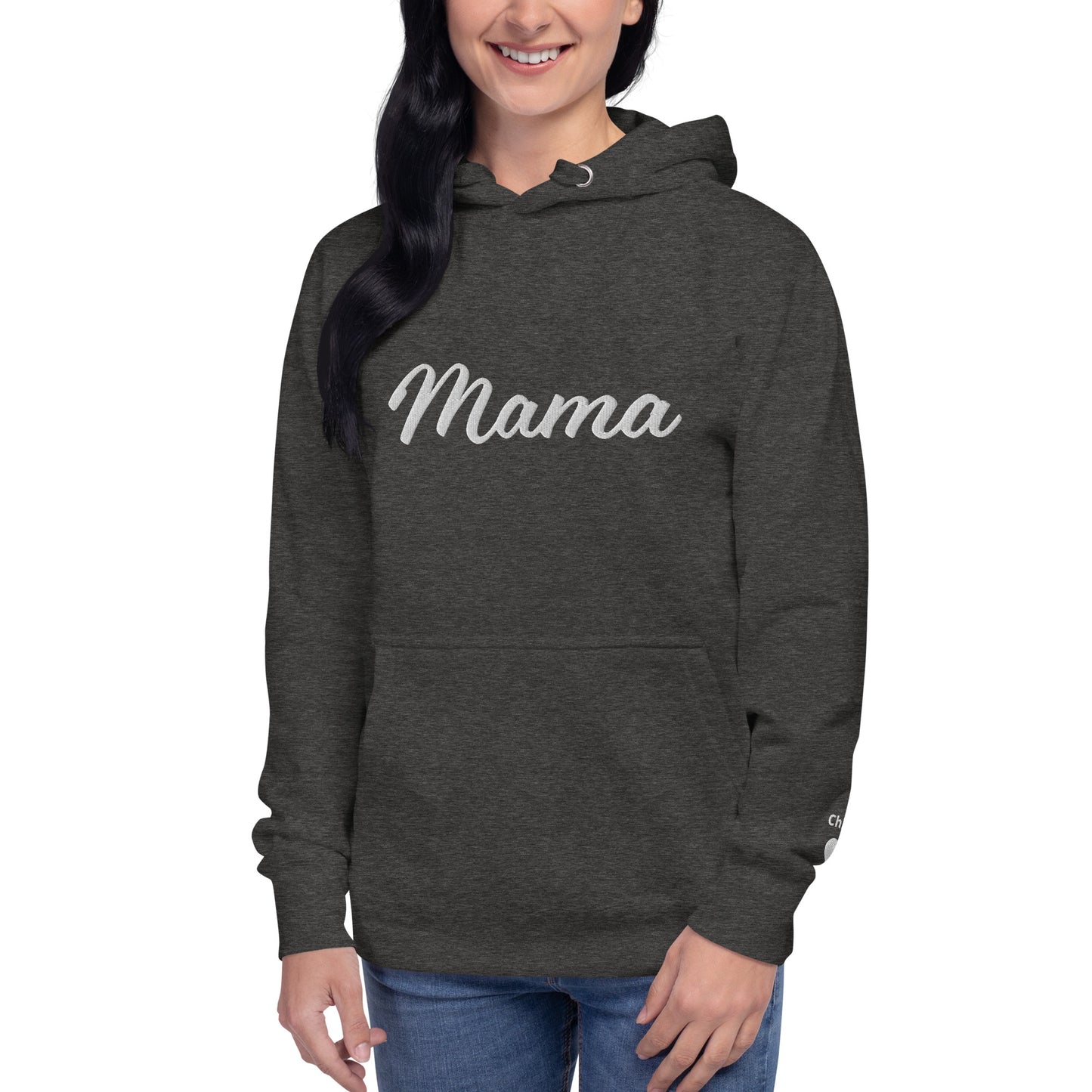 Custom Embroidered Mama Hoodie for 1 Child
