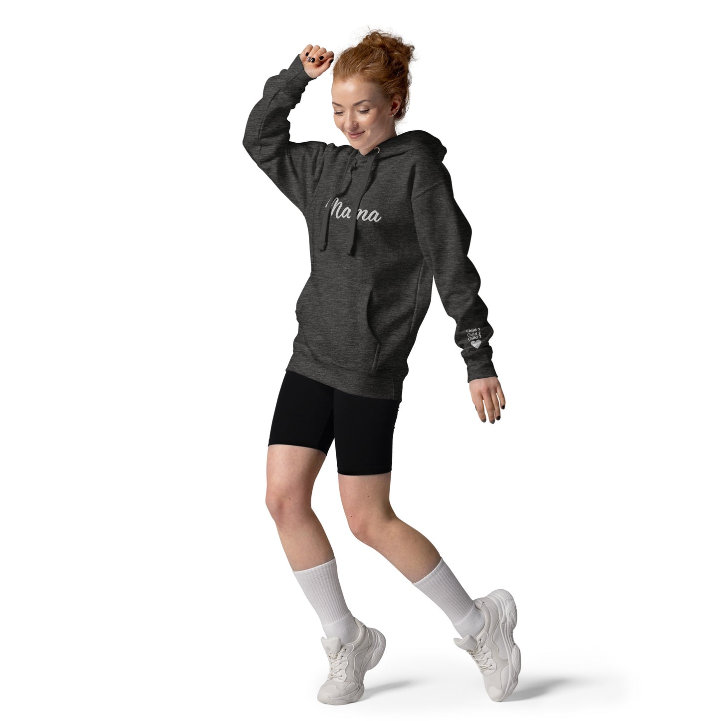 Custom Embroidered Mama Hoodie for 3 Children