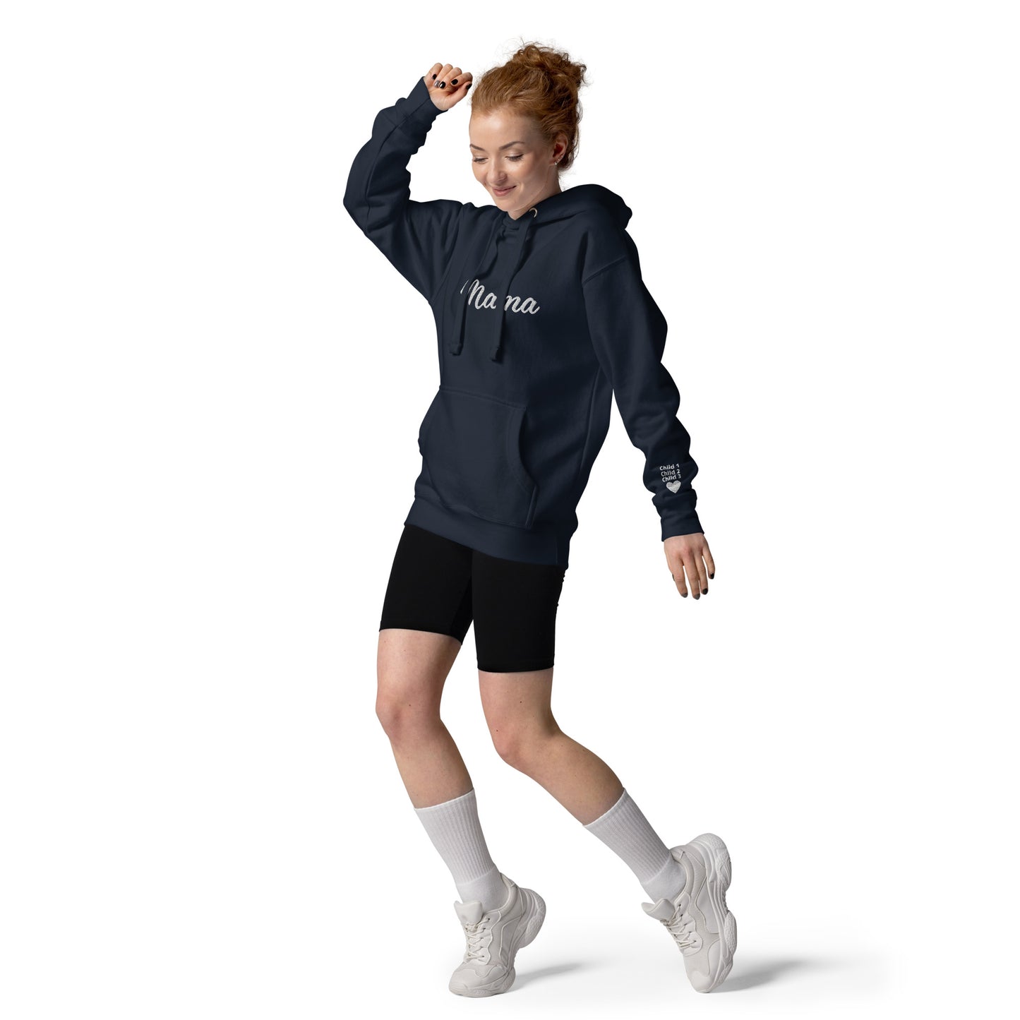 Custom Embroidered Mama Hoodie for 3 Children