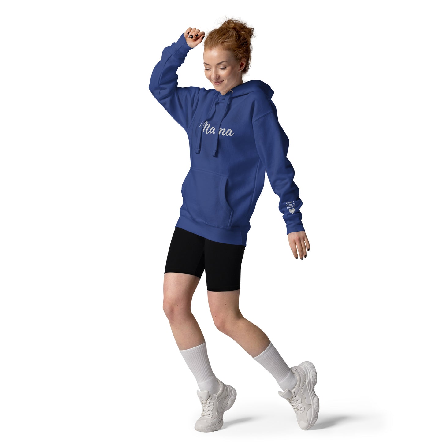 Custom Embroidered Mama Hoodie for 3 Children