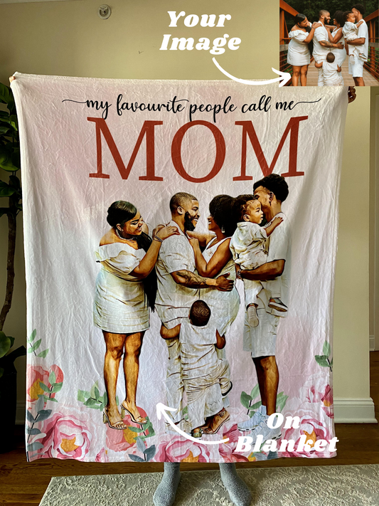 Favorite People Custom Fleece Blanket