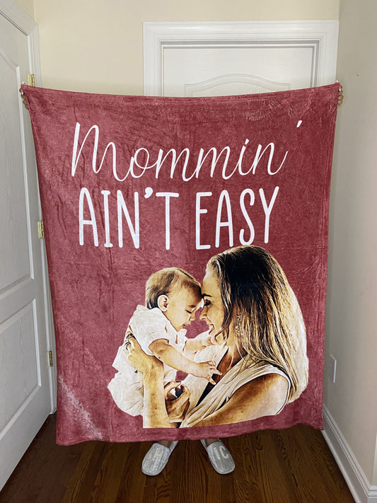 Mommin Custom Fleece Blanket