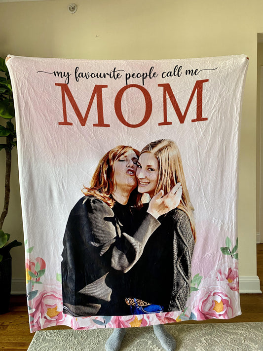 Favorite People Custom Fleece Blanket
