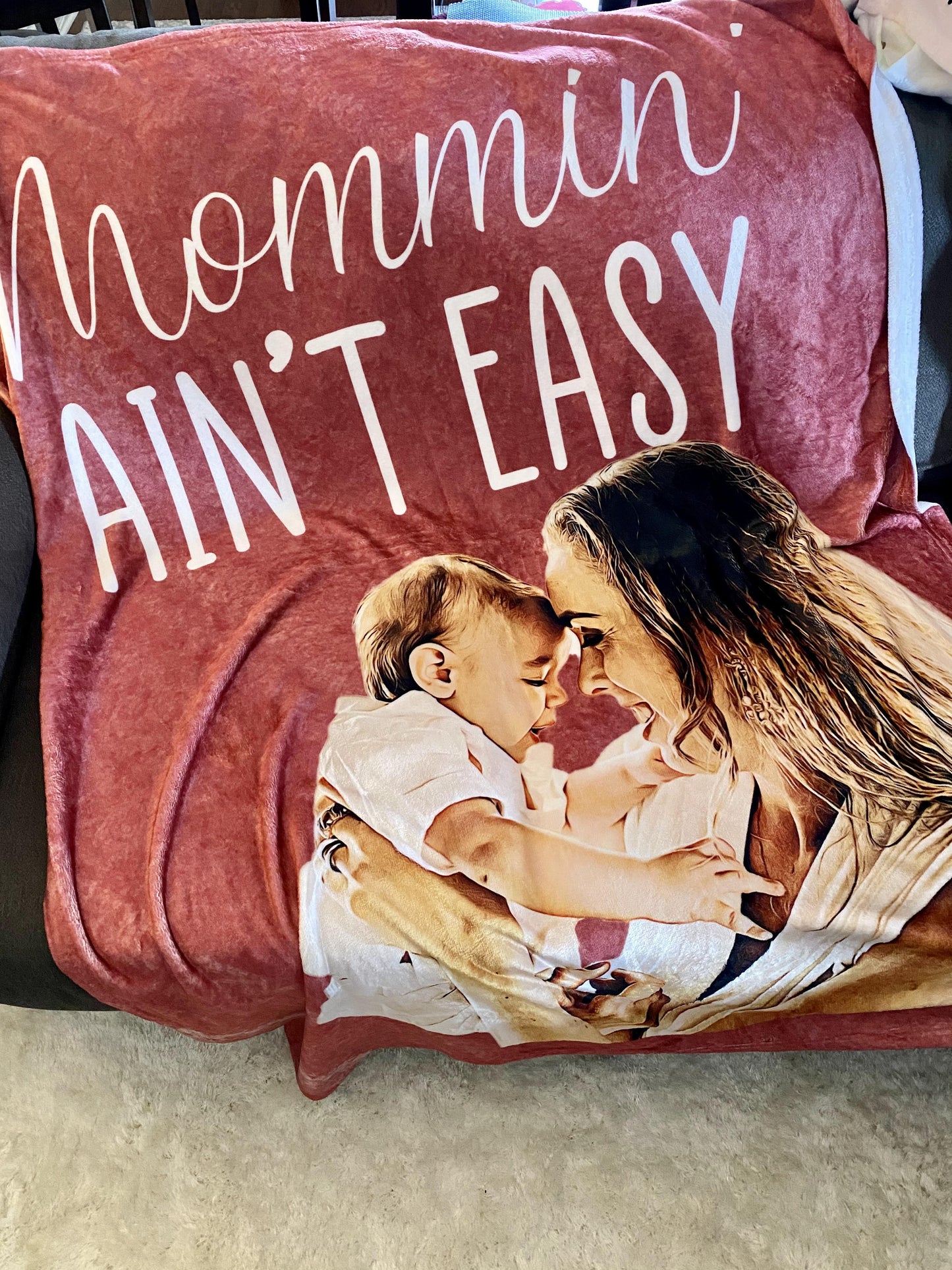 Mommin Custom Fleece Blanket