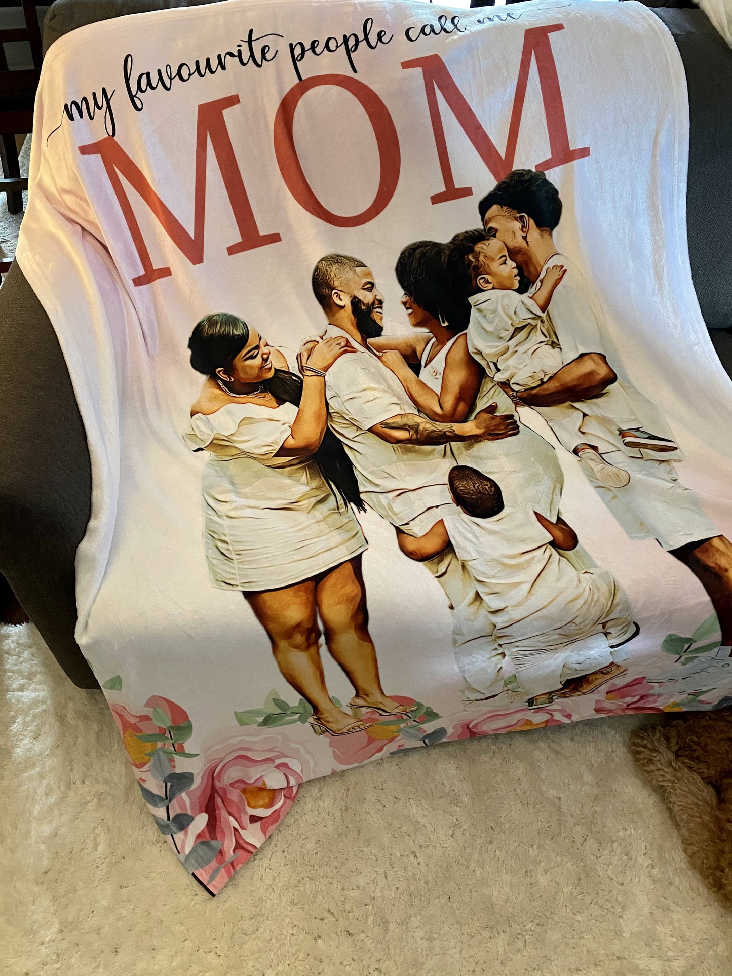 Favorite People Custom Fleece Blanket