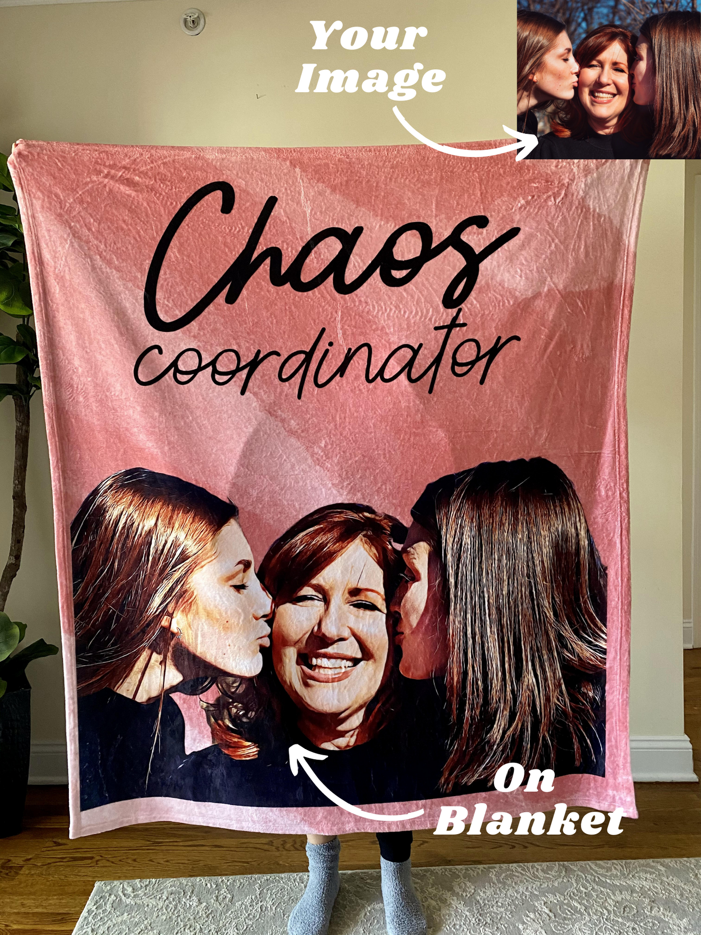 Chaos Coordinator Custom Fleece Blanket